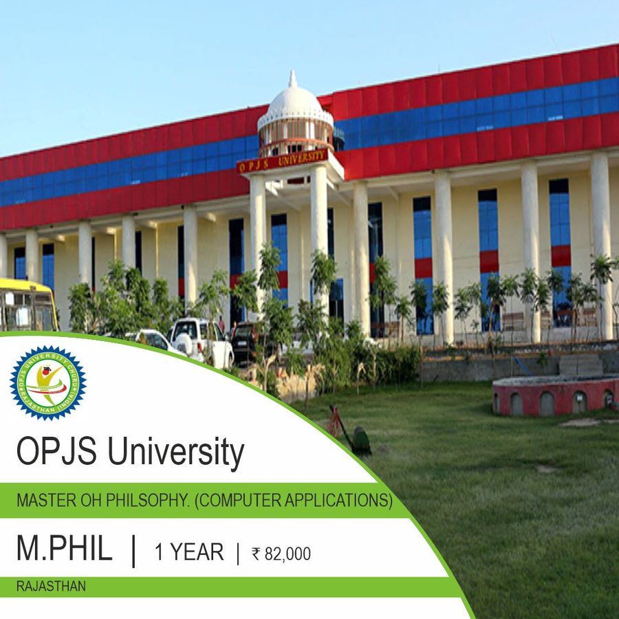 Master of Philosophy (M.PHIL)  ( Computer Applications ) at OPJS University, Rajasthan - Other